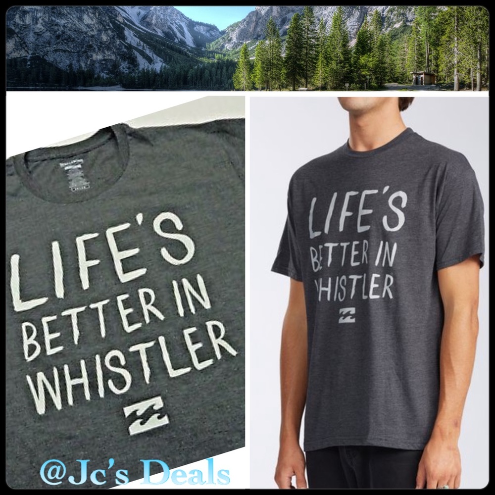 🔆 Billabong Life's Better in Whistler T-Shirt 🔆